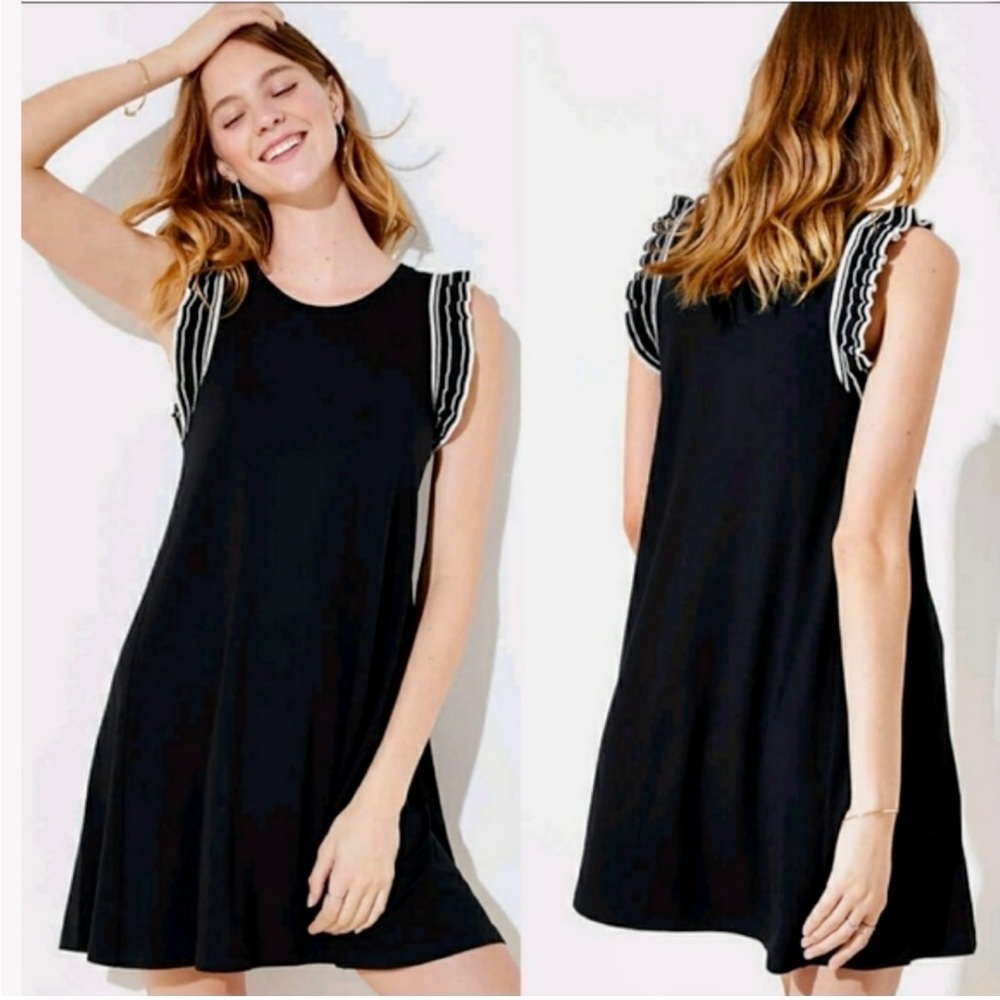 EUC Loft Knit Shift Dress Size L (Tall)